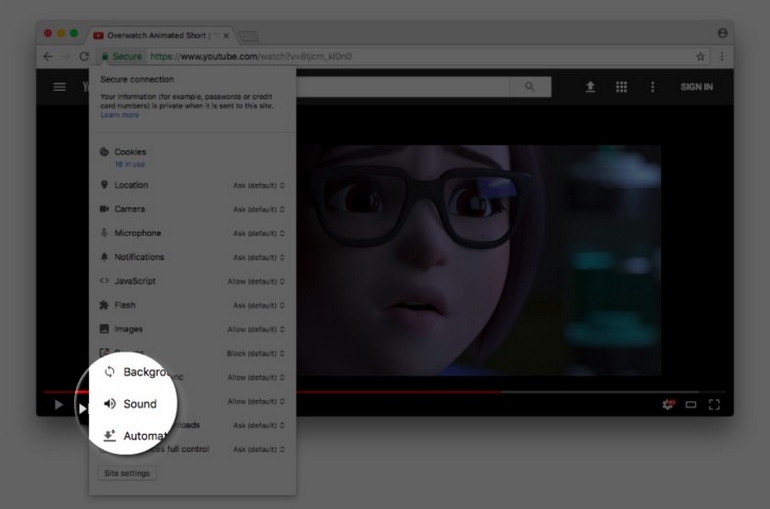 Chrome начнет блокировать автоматически проигрывающиеся видео со звуком