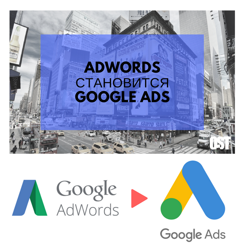 Google Adwords превращается в Google Ads